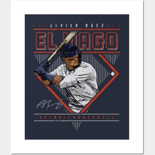 Javier Baez Detroit Diamond Name Posters and Art